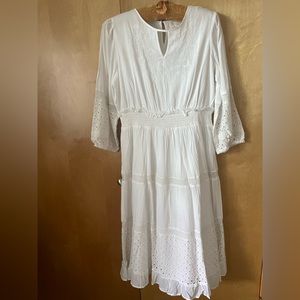 Cupio White Maxi Dress